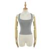8615-25 Novo Estilo de Verão Estilo Europeu e Americano Sexy Sexy Esporte e Lazer Peça Básica com Camisola de Gola U