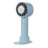 Ventilador de hielo sin escobillas, mini ventilador de escritorio de mano con compresa fría, ventilador de refrigeración con carga USB, ventilador de mano para exteriores sin aspas, viento