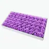 Cabeça de Flor Rosa de Sabão Flor de Água Cabeça de Flor de Três Camadas Buquê de Flores de Sabão Caixa de Presente Floricultura Especial Venda Direta da Fábrica