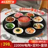 Tabla de Aislamiento para Comida de Hot Pot Tabla de Cortar Caliente Artefacto Doméstico para Comida Caliente Plato Calentador Plato Tibio Mesa de Comedor Plato Giratorio Cocina de Inducción