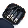 Conjunto de cortadores de unhas com estampa, ferramentas de beleza para unhas, 7 peças, pequeno, para presente, com logotipo em código bidimensional.