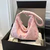 Bolsa Tote de Veludo Estampada Estilo Francês Girly Personalizada Bolsa Transversal de Nicho para Estudantes Bolsa de Ombro Único de Grande Capacidade