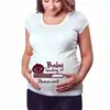 Estilo Nuevo Europeo y Americano Ropa de Maternidad Tallas Grandes Camiseta de Maternidad de Manga Corta para Mujer Top Casual de Cuello Redondo