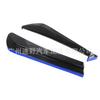Coche universal esquina trasera modificación de coche negro brillante fibra de carbono brillante pala trasera protector parachoques trasero labio trasero 6063#