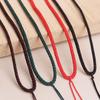 Corda de Pingente Trançada à Mão para Homens e Mulheres, Pingente de Jade, Cordão para Pingente de Jade, Corda de Colar, Corda Vermelha Simples para Pendurar no Pescoço Venda por Atacado
