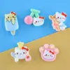 Gatito Lindo Joyería DIY Pegamento de Crema Accesorios de Resina Materiales Hechos a Mano DIY Pasador Diadema Funda para Teléfono Móvil Imán para Refrigerador