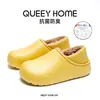 Sapatos Birkenstock para Homens, Novo Estilo Outono e Inverno 2026, Forrados com Lã, Espessos, Quentes, Slip-On de Algodão, Chinelos de Algodão com Calcanhar Fechado para Uso Externo, Femininos