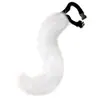 Cosplay Orejas de Gato Aro para el Cabello Accesorios de Cola de Gato Hechos a Mano Lindo Gato Madre Animal Oreja Accesorios para el Cabello Accesorios de Cola de Animal Traje