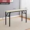 Mesa dobrável simples mesa de treinamento retangular ao ar livre portátil escrivaninha de estudo conferência mesa longa mesa de jantar dobrável