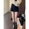 Falda pantalón anti-luz dulce y fresca para niña con piernas largas y cintura alta, falda de línea A, ajustada, corta, femenina, primavera y verano F0325G