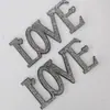 Pegatinas de Letras del Alfabeto Inglés con Pedrería, 6 Cuentas de Perla Grandes con Letras, 26 Letras Pequeñas con Pedrería, Accesorios para Joyería DIY