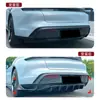 Adecuado para Porsche Taycan 2019+ Labio Trasero, Labio de Cola, Spoiler Estilo Hoja, Esquina Trasera Exterior Modificación Transfronteriza