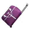 Bolsa de Viagem Feminina Grande Capacidade com Rodinhas Bolsa Portátil Estilo Coreano Viagem de Curta Distância Bagagem de Mão Leve Dobrável para Estudantes Homens
