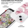 Bestseller transfronterizo: una funda de teléfono magnética rosa, grande y con un lazo, para el Apple 17 Pro Max, una funda de teléfono de moda