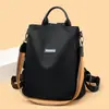 Mochila Estilo Novo Coreano Tecido de Nylon Versátil Bolsa Feminina Moda Casual para Trabalho Viagem Passeio Mochila Feminina