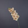 Flor artificial de phalaenopsis hidratante al tacto, flor artificial para decoración del hogar, arreglo floral ligero de lujo de alta gama, decoración de mesa de comedor.