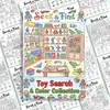 Compra directa transfronteriza de 10 hojas/paquete de pósters divertidos para colorear de escenas, libros educativos de dibujo para niños, papel para colorear de exploración de dibujos animados
