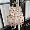 Mochila grande de mujer transfronteriza nueva, moderna, casual, versátil, adecuada para viajes cortos, con decoración de lazo