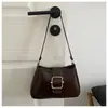 Bolsa vintage debaixo do braço para mulheres, nova bolsa de ombro versátil popular no Instagram 2026, bolsa de mão, bolsa baguette, bolsa de nicho