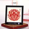 Weixian Recorte de Papel Atacado Fabricante Baohe Estilo Chinês Moldura de Foto de Vidro Enfeites Presentes Atrações Turísticas Populares Molduras Personalizadas
