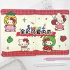 Cuaderno A5 Nuevo Estilo con Páginas a Color, Encuadernación en Piel, con Lindo Diseño de Frutas y Gatos, Planificador Estudiantil, Diario de Alto Valor
