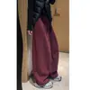 Otoño/Invierno 2026 Moda Silueta Saber Pantalones de Pierna Ancha para Mujer Sueltos Adelgazantes Regulares Casuales Cintura Alta Pantalones Globos Simples