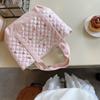 310263 Bolsa Fofa para Mulheres 2023 Bolsa de Mamãe Lancheira Grande Capacidade Matelassê Matelassê Bolsa Transversal Bolsa de Trabalho