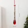 Juego de Adornos Navideños Translúcidos Rojos y Dorados, Combinación de Colgantes Navideños Acrílicos con Purpurina Vintage, Accesorios para Decoración de Árbol de Navidad