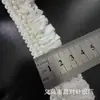 Borda de Renda com Pérolas, Fita Estilo Chanel, Tecido Franzido em Camada Dupla, Roupas, Chapéus, Saias, Acessórios, Tamanhos Personalizáveis, Enfeites com Contas