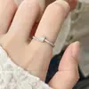 Anillo de Uña con Microtachuelas Estilo Coreano para Mujer, Diseño de Nicho de Alta Gama, Elegante a la Moda, Simple con Estilo, Anillo Versátil