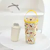 Nueva Bolsa Portátil Térmica para Taza de Té de Leche Dibujo Animado Kuromi Cubierta Aislante para Taza de Agua Perro Pacha Bolsa para Tetera de Té de Leche