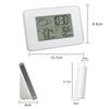 Reloj despertador multifuncional reloj electrónico temperatura interior y exterior humedad reloj calendario repetición retroiluminación pronóstico del tiempo reloj meteorológico