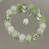 Pulseira de Contas Borboleta Chinesa, Mesmo Estilo para Mulheres, Impressão de Luxo Leve, Temperamento Nicho de Alto Padrão, Pulseira de Casal, Presente para Melhor Amiga