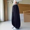 Pantalones de chándal de primavera para niñas, nuevo estilo 2026, pantalones casuales holgados de moda para estudiantes de secundaria, pantalones de pierna ancha de primavera y otoño para niños, pantalones deportivos