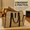 Bolsa de Transporte de Lenha para Exterior Transfronteiriça Bolsa Multifuncional para Armazenamento de Lenha Bolsa Portátil de Tecido Oxford para Lenhador