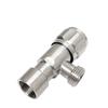 Válvula de entrada de aço inoxidável 304 fio interno válvula triangular 4 pontos fio interno e externo interruptor direto do aquecedor de água válvula de ângulo de dente interno