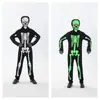 Nuevo Disfraz de Halloween para Niños Cos Disfraz de Parca Cosplay Transfronterizo Gafas Luminosas Ropa Ropa para Actuación en Escenario