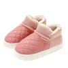 Sapatos de Algodão para Mulheres de Meia-Idade e Idosas 2026 Novo Inverno Interno Casa Sola Grossa Forrado com Lã Quente Impermeável Antiderrapante Pantufas de Algodão para Homens
