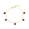 Colección de Pulseras de Diamante de Plata 925 Transfronterizas Europeas y Americanas Que No Se Desvanecen, Oro Real 18K Pulseras Versátiles de Lujo Accesible Venta al por Mayor Ui