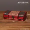 Caja de Almacenamiento de Madera Retro con Cerradura Caja de Contraseña Caja para Cartas Tarjetas Tesoros Caja Pequeña de Madera Almacenamiento Caja de Madera Caja de Sellado