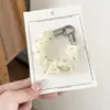 Novo Estilo Ins Alça de Pulso de Rede para Celular Cordão Curto Corrente de Celular Corda Anti-Perda Alça de Polegar para Câmera Tecida à Mão