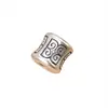 S999 Plata de Pie Retro Patrón Xiangyun Ruyi Agujero Grande Cuenta Pulsera Trenzada Pulsera Collar Hecho a Mano Accesorios DIY