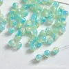 Cuentas de Vidrio de Colores Azul Perla Proteína Vidrio Roto Cuentas Hecho a Mano Pulsera DIY Pulsera con Cuentas Cuentas Sueltas