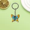 Colorido Borboleta Série Criativo Chaveiro Dunhuang Moda Carro Chaveiro Criativo Carro Pingente PVC Borracha Macia DIY