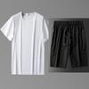 Verano Secado Rápido Ropa Deportiva para Correr Camiseta de Manga Corta Traje Deportivo Pantalones para Hombre Ropa Casual Talla Grande Seda de Hielo Conjunto de Dos Piezas