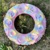 Anillo de natación doble de cristal para niños anillo de natación engrosado de dibujos animados flotador salvavidas de axila para niños juguetes de agua suministros para el agua