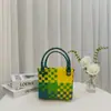 Nuevos Bolsos DIY, Bolsos para Niños, Bolsos de Mujer de Souvenir, Cestas de Verduras, Bolsos Tejidos, Bolsos a Cuadros