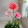 Accesorios grandes para bodas, marcadores de pasillo, flores de papel de espuma, decoraciones para centros comerciales, arreglos de boda, escaparates.