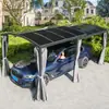 Pérgola de Patio Exterior, Toldo Impermeable para Jardín de Villa Exterior, Cobertizo Multifuncional Retráctil para Automóvil, Refugio de Refrigeración en Azotea