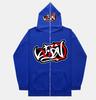 Sudadera con capucha y cremallera larga para hombre, chaqueta con estampado de líneas de moda, deportiva, informal, de secado rápido, transpirable, 2023